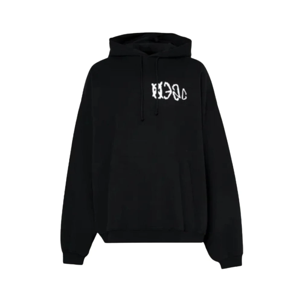 032c Bubble Hoodie in Zwart Black Heren