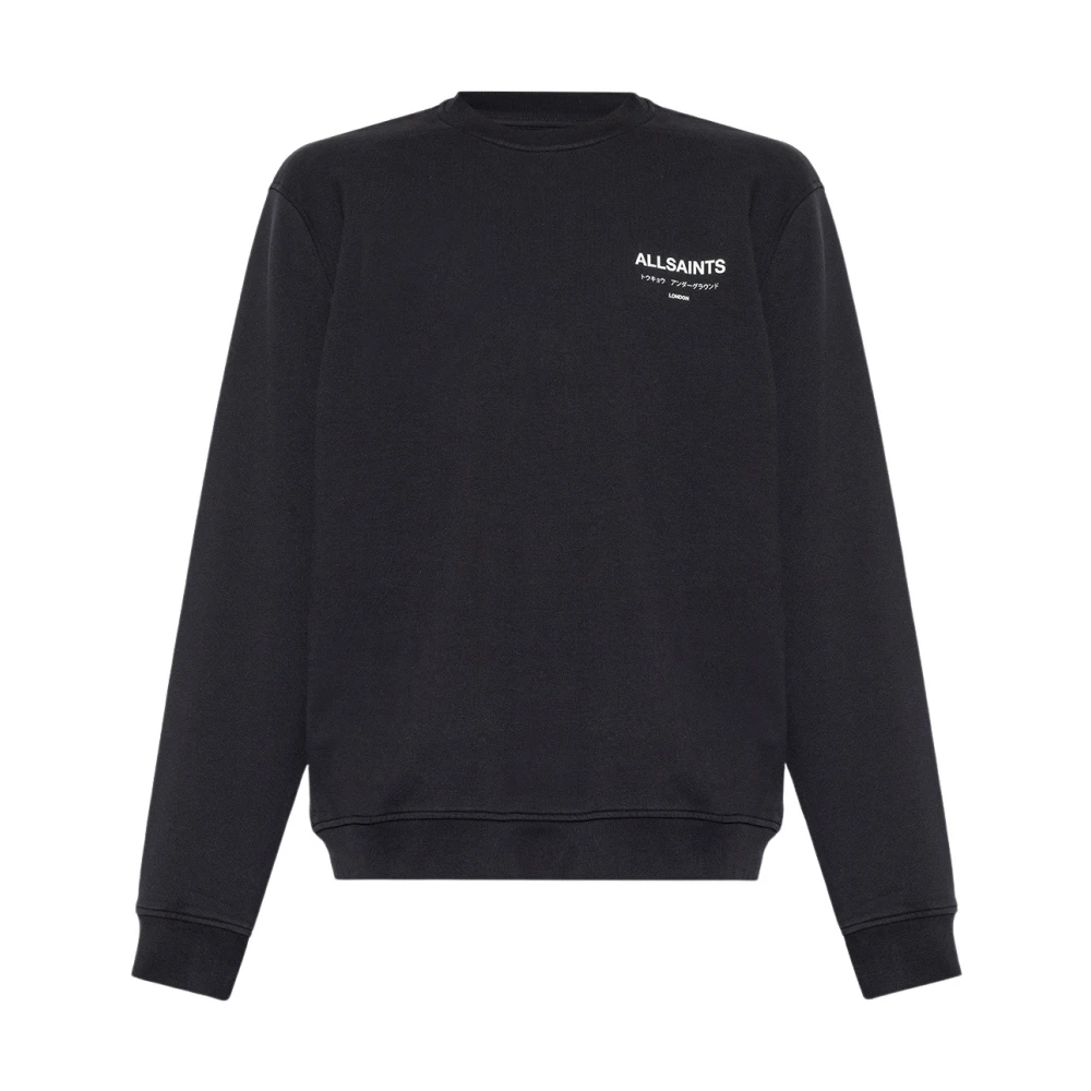 AllSaints Underground Crewneck Sweatshirt Black Heren