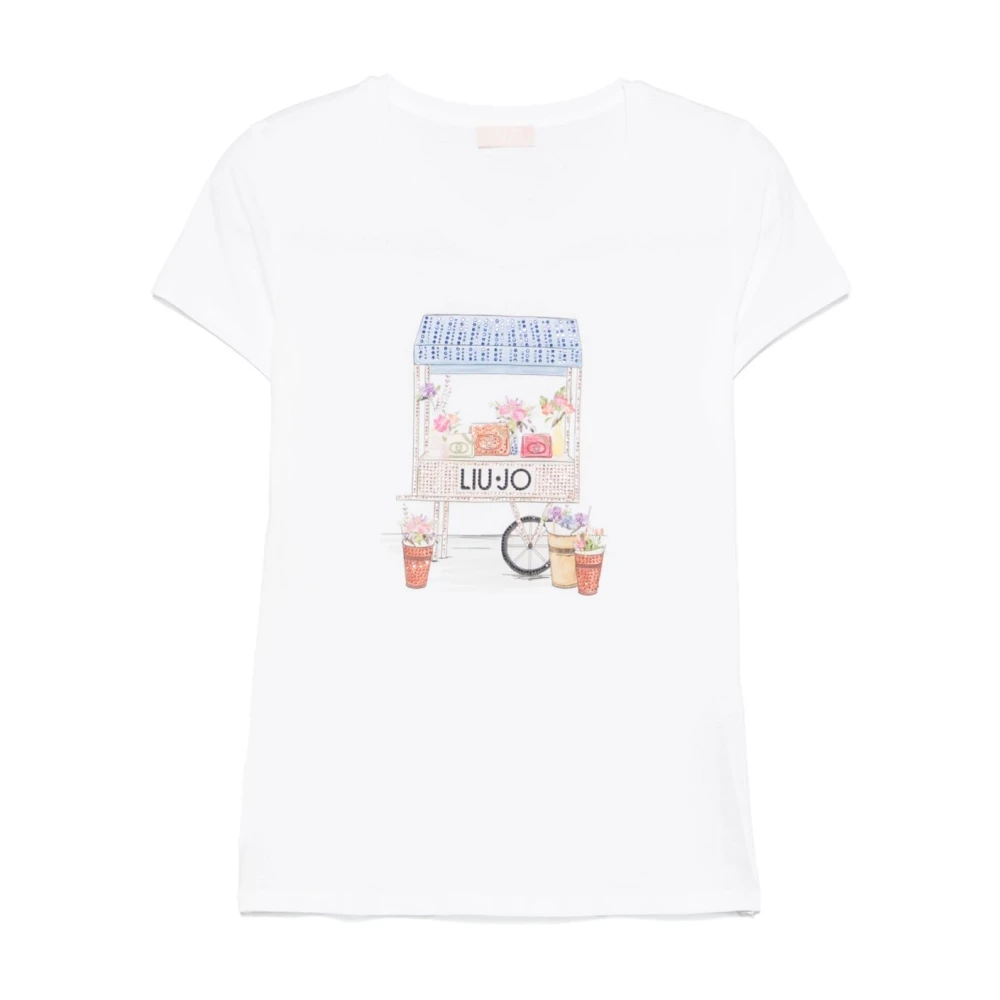 Liu Jo - Tops > T-Shirts - White - Liu Jo - Modalova