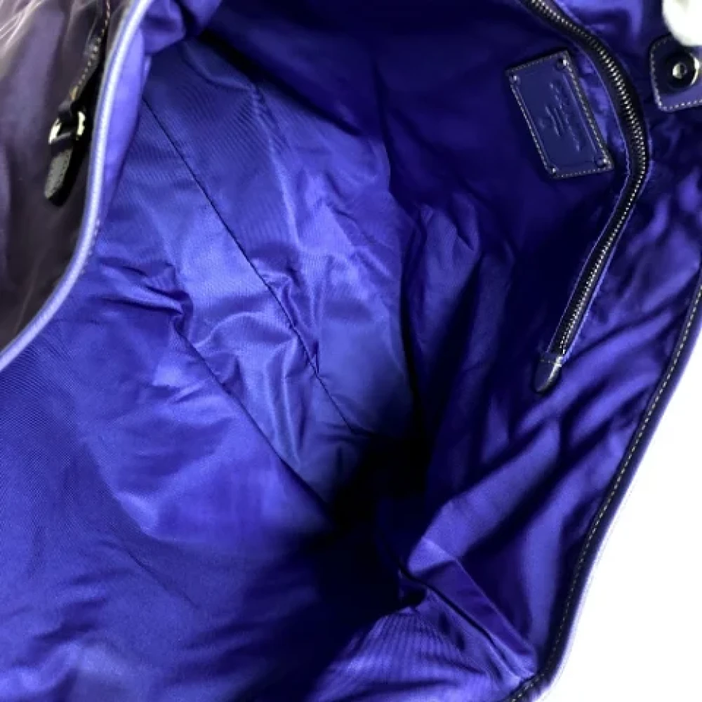 Prada Vintage Pre-owned Fabric prada-bags Purple Dames