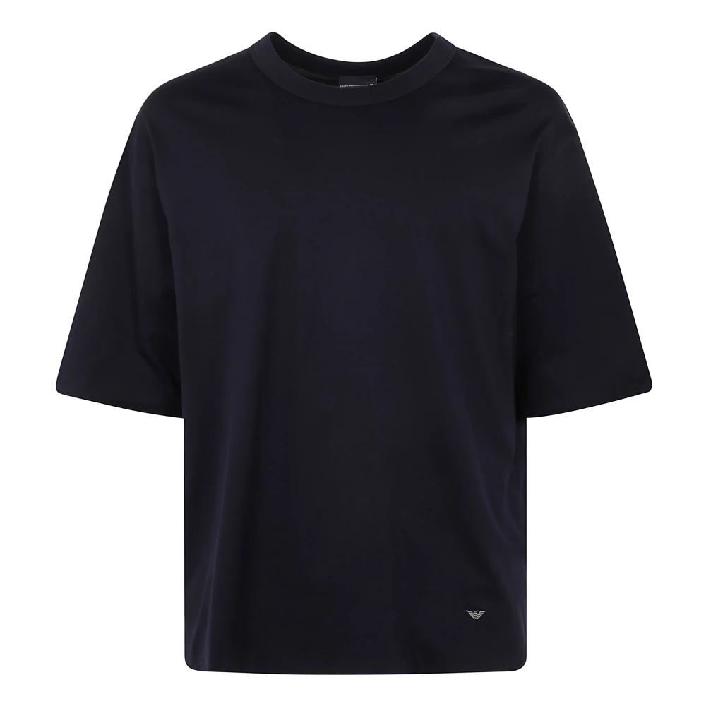 Emporio Armani Casual Katoenen T-shirt Black Heren