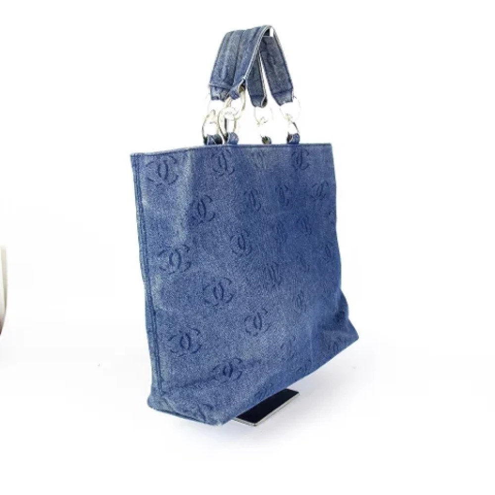 Chanel Vintage Pre-owned Denim chanel-bags Blue Dames