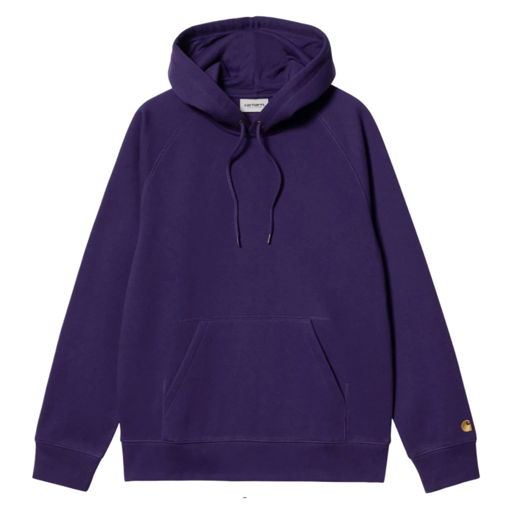Carhartt WIP Hooded Chase Jacket in Tyrian Gold Purple Dames