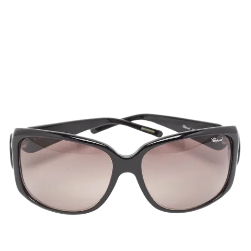 Chopard Pre-owned Acetate sunglasses Black Dames