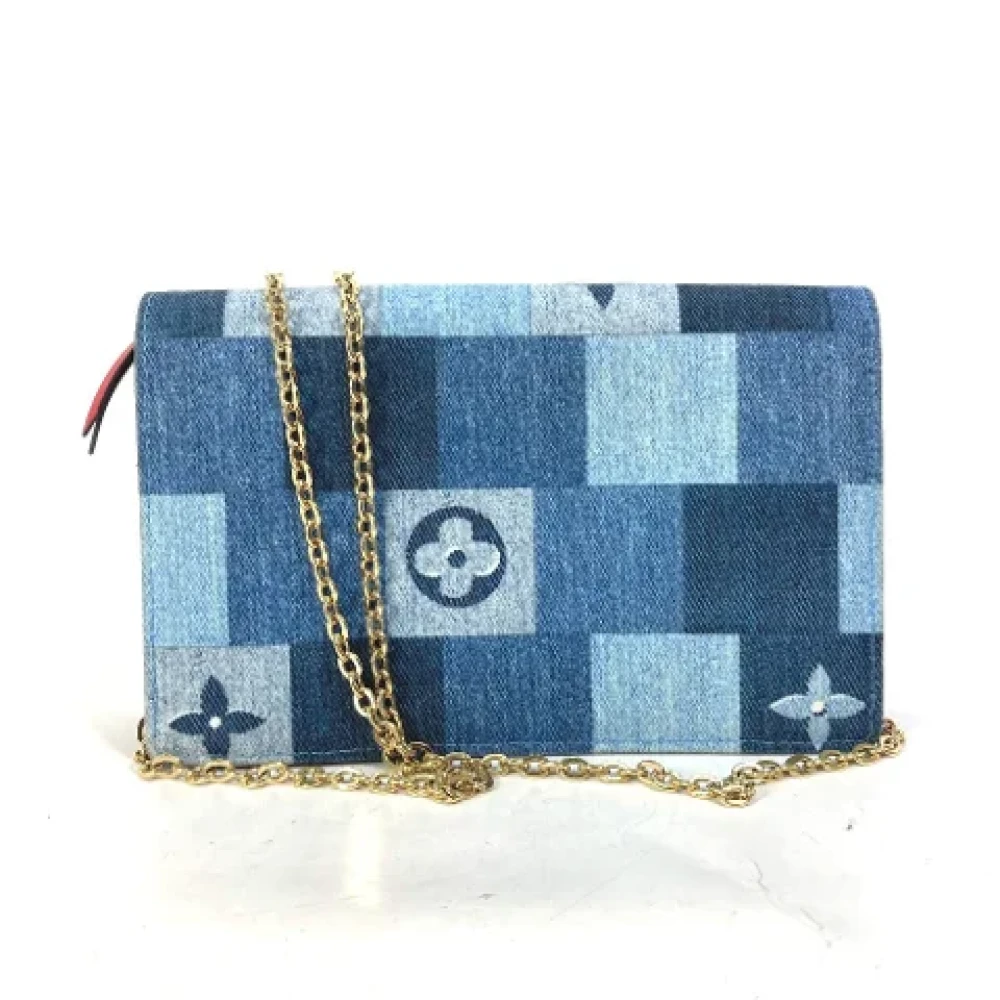 Louis Vuitton Vintage Pre-owned Denim louis-vuitton-bags Blue Dames