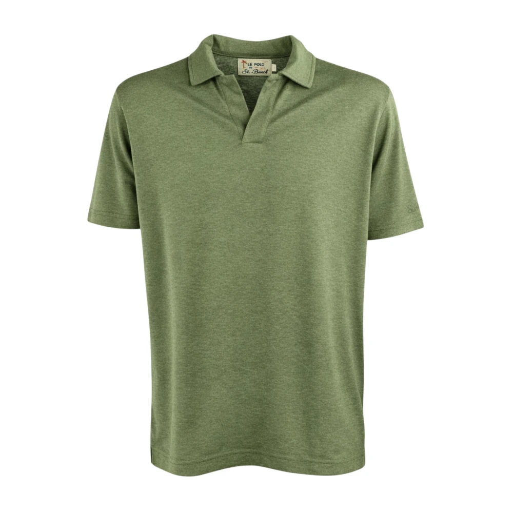 Mc2 Saint Barth Green Polo Shirts, Male, Xl, Fraser Polo