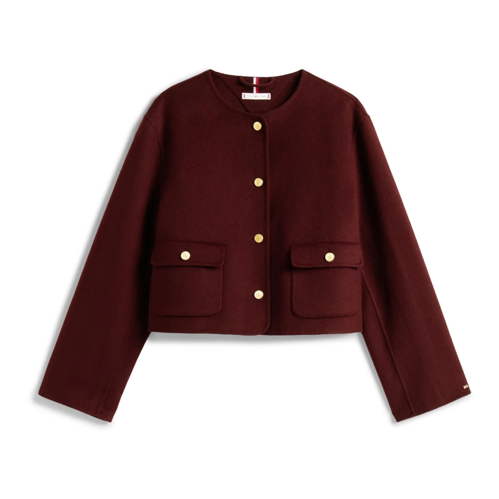 Tommy Hilfiger Donna Marrone Giacche, Xs, New,