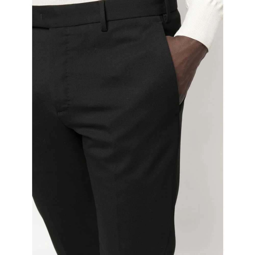 PT Torino Sartoriale Katoenen Broek in Zwart Black Heren