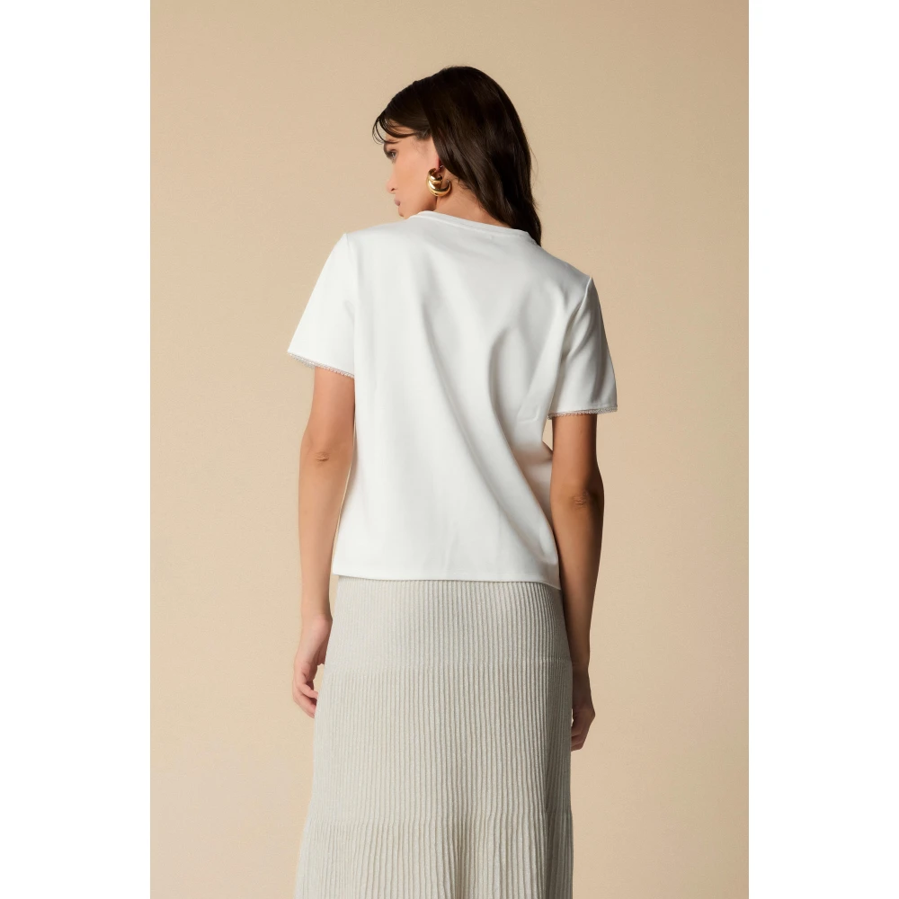 Kocca Stijlvolle T-shirts voor mannen en vrouwen White Dames