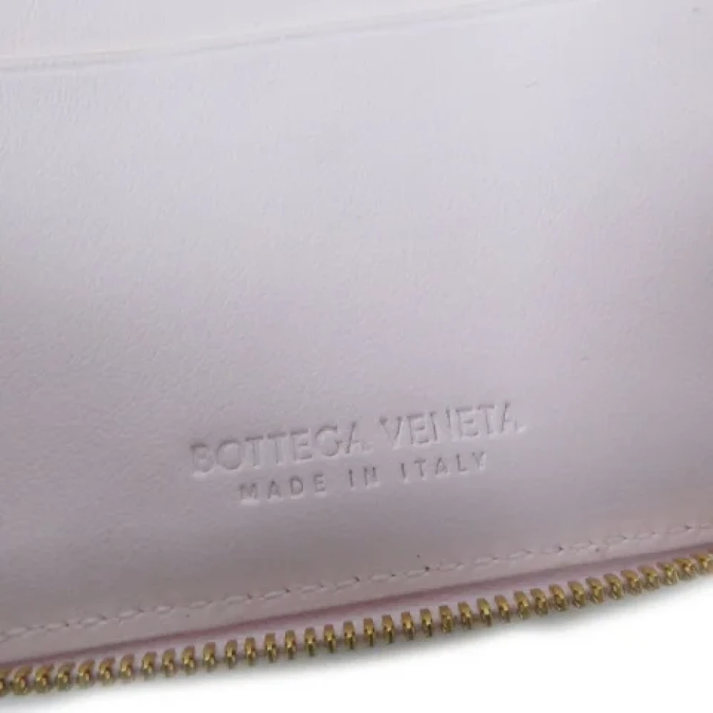 Bottega Veneta Vintage Pre-owned Leather wallets Pink Dames