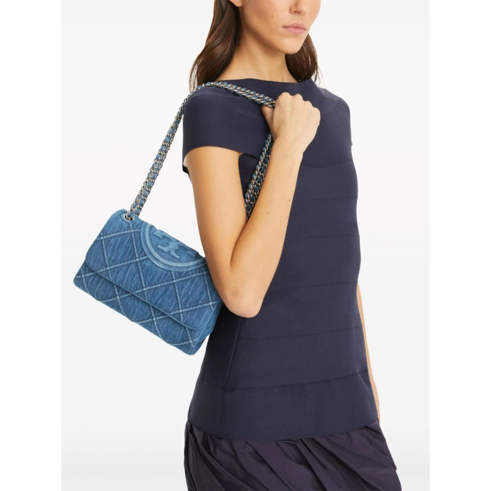 TORY BURCH Shoulder Bags Blue Dames