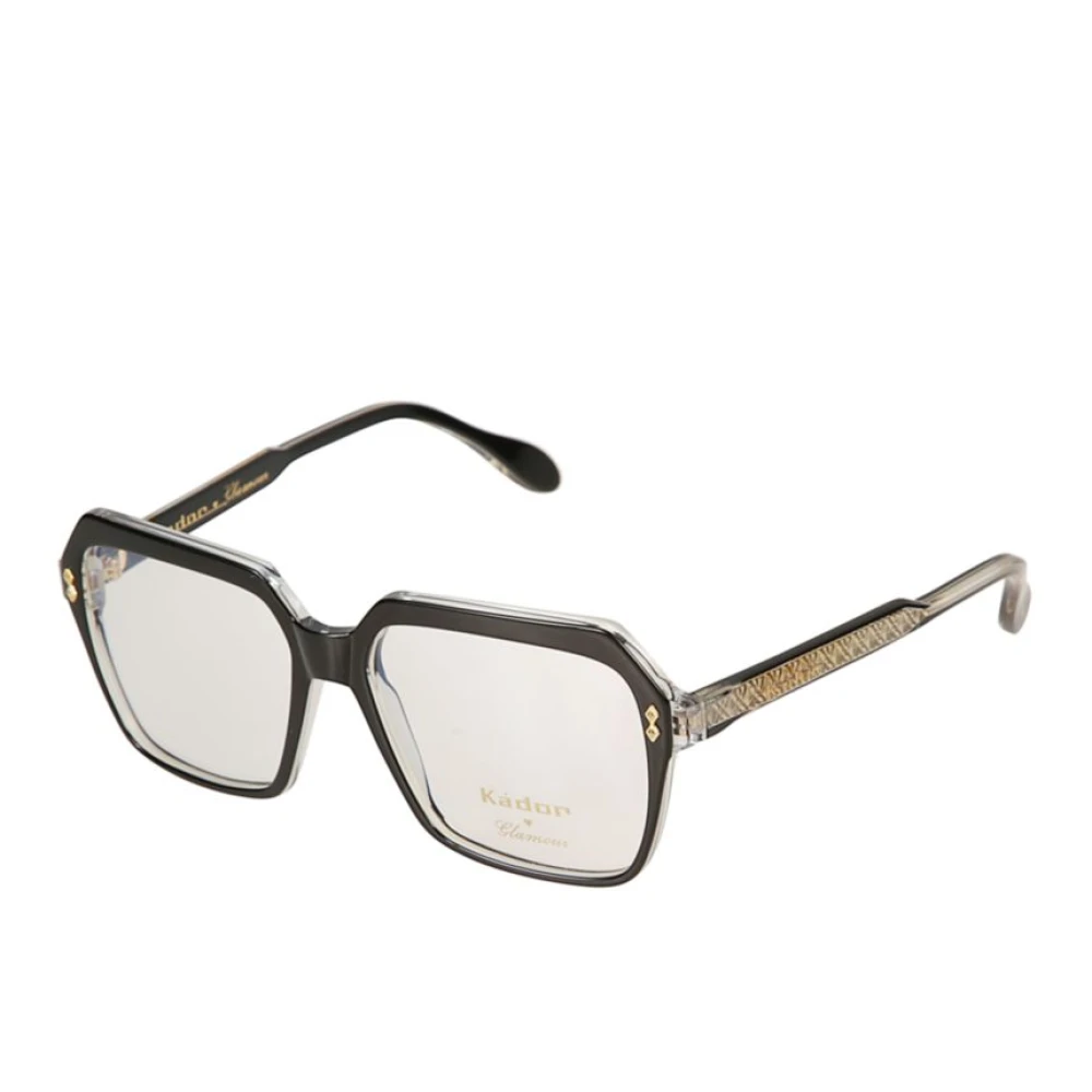 Kador Unisex Black Glasses - Glasses - 55 Mm - Accessories