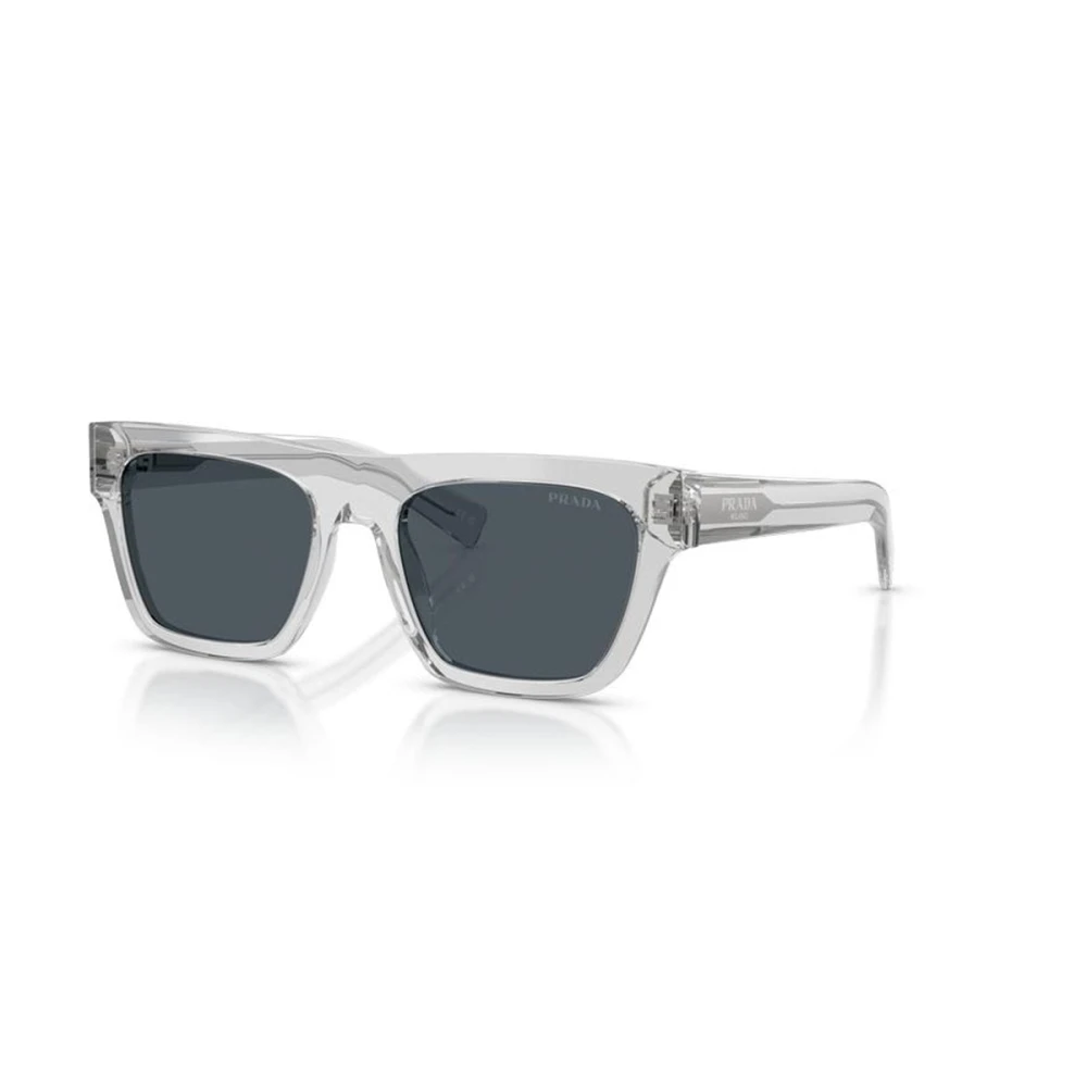 Prada Men's Gray Sunglasses, 54 Mm, Rectangular Sunglasses