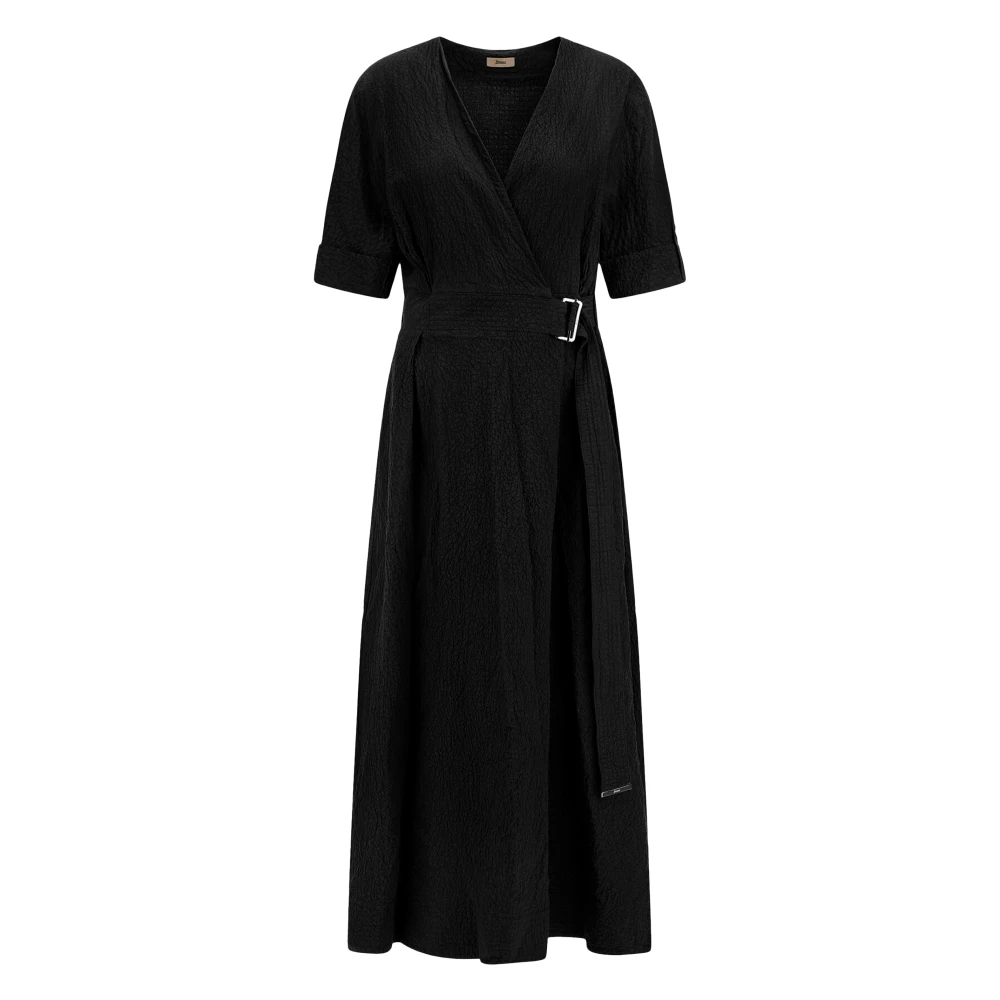 Herno Mujer Negro Vestidos, Talla: Xl
