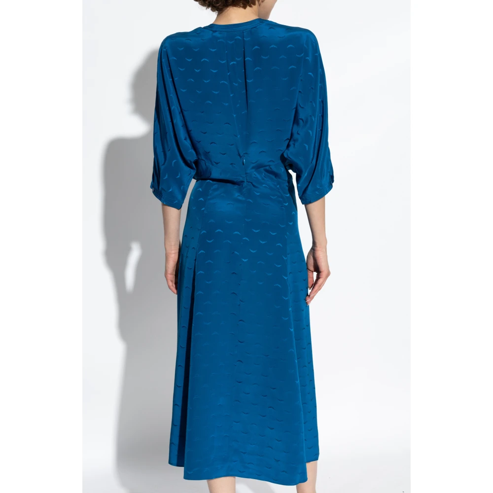 Zadig & Voltaire Jurk met Ritany-logo Blue Dames