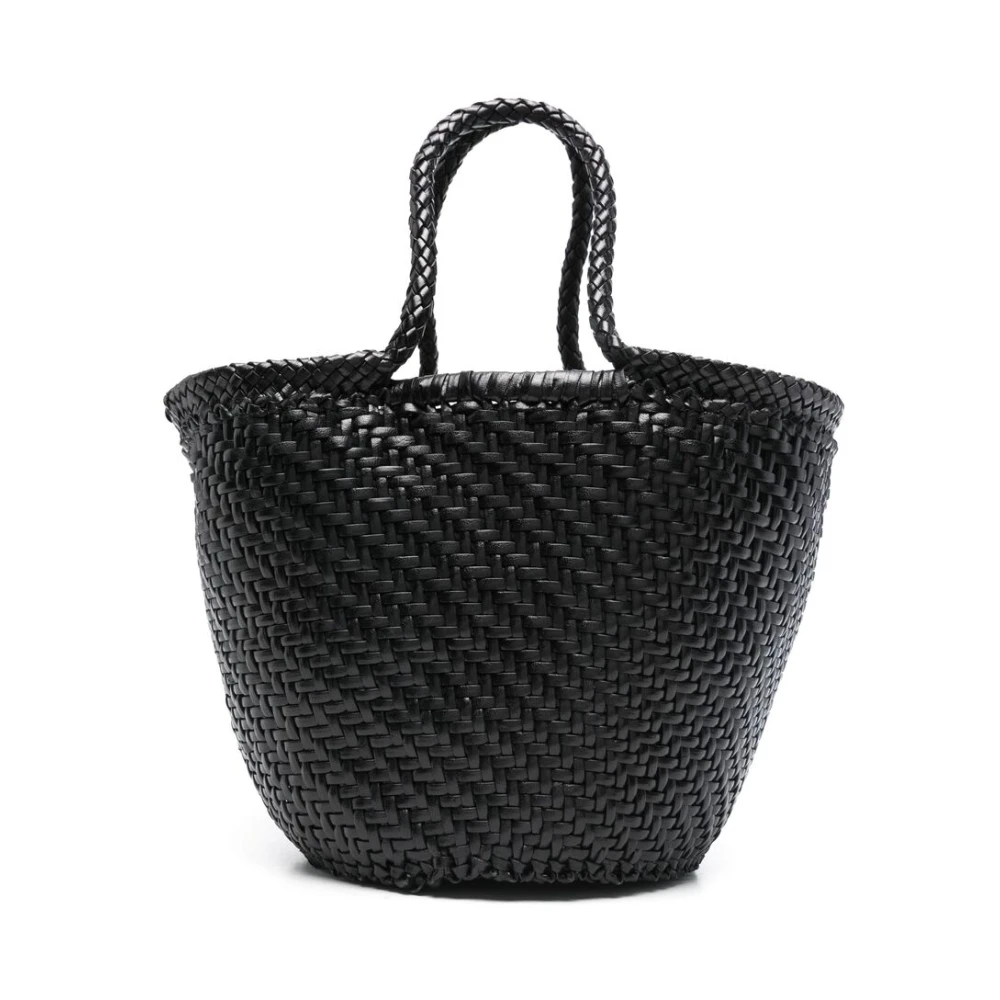 Dragon Diffusion Zwarte Leren Trekkoordtas Black Dames