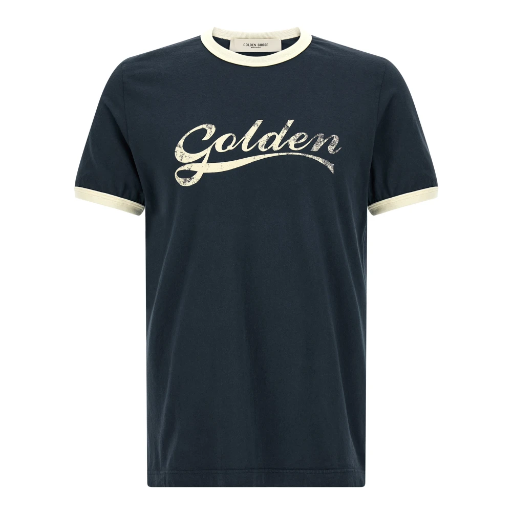 Golden Goose Uomo Blu - Journey T-Shirt - Tops - L