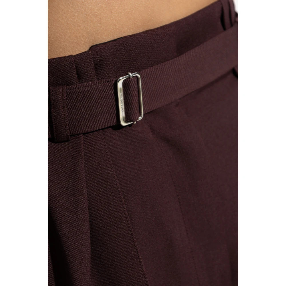 Lanvin Wollen broek Red Dames