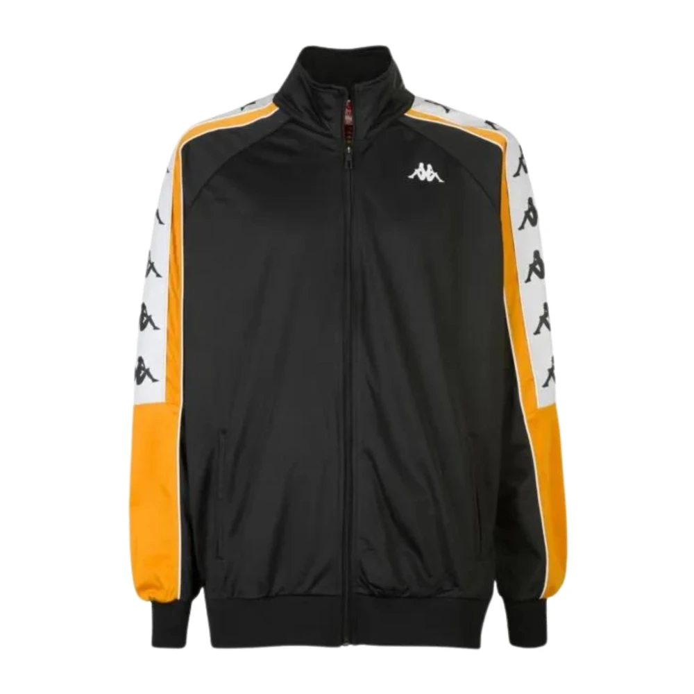 Kappa Men's Black Polyester Tracksuit Top - Zip-Throughs - Xl - Sweatshirts & Hoodies