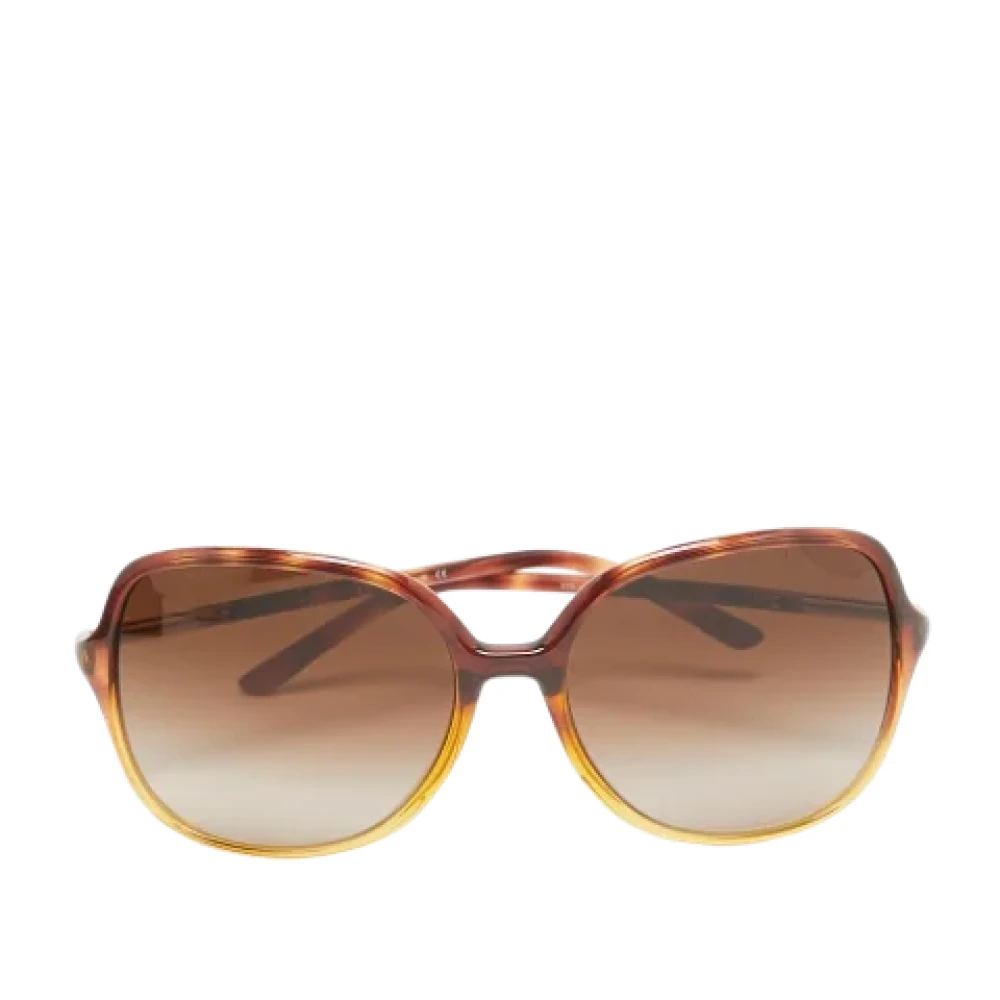 Prada Vintage Pre-owned Acetate sunglasses Brown Dames