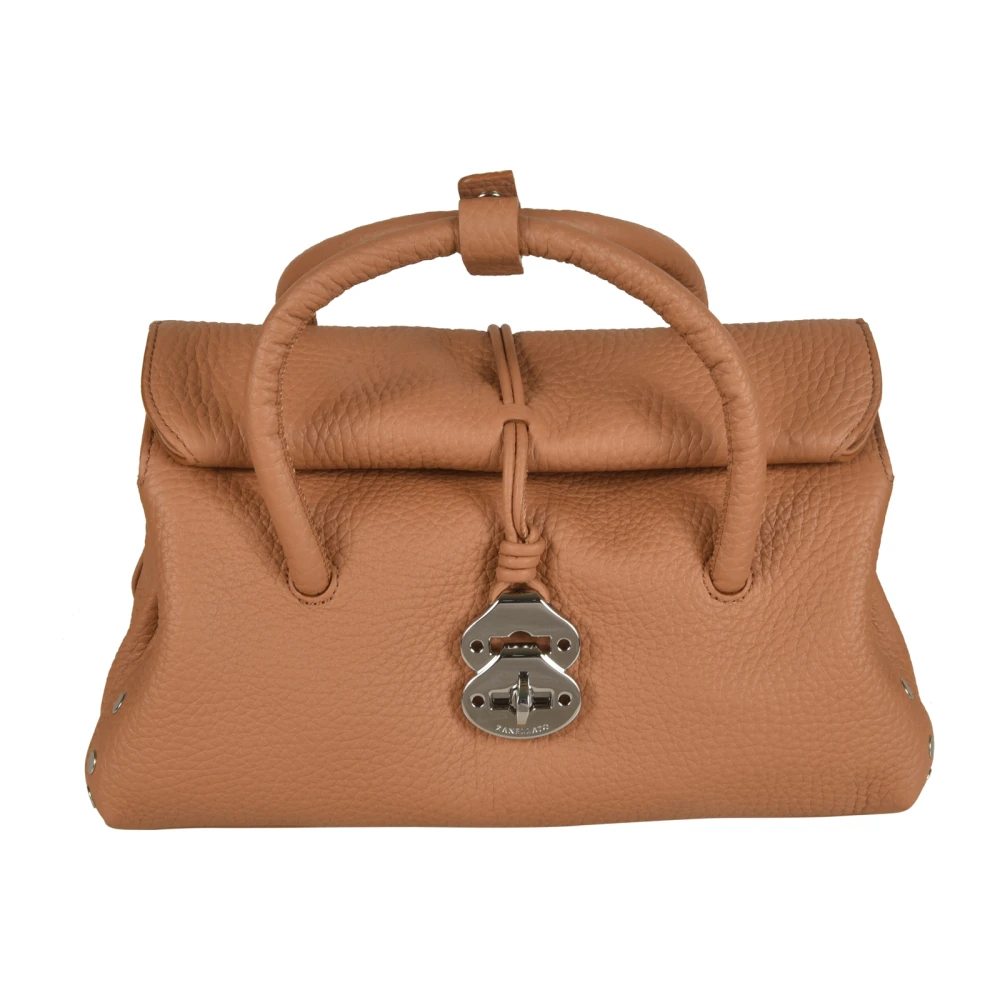 Zanellato Bruine Leren Handtassen Collectie Brown Dames