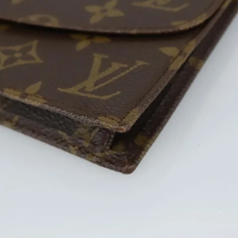 Louis Vuitton Vintage Pre-owned Canvas clutches Brown Dames