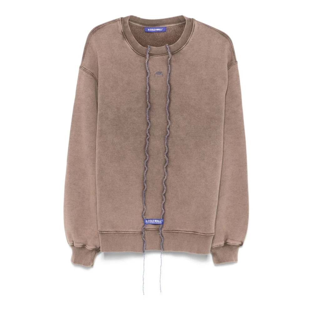 A-Cold-Wall Bruine Katoenen Jersey Trui Brown Heren