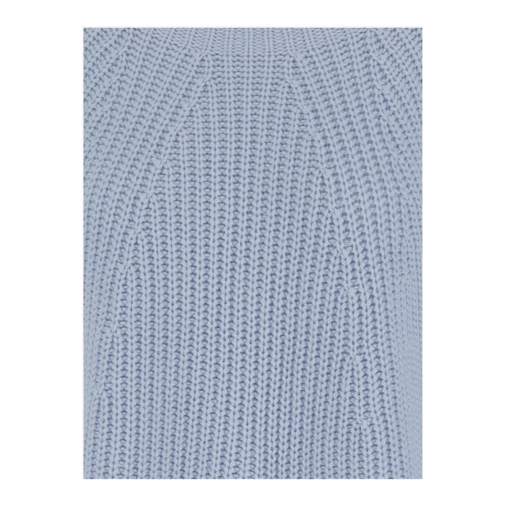 allude Katoenen Kasjmier Trui Blue Dames