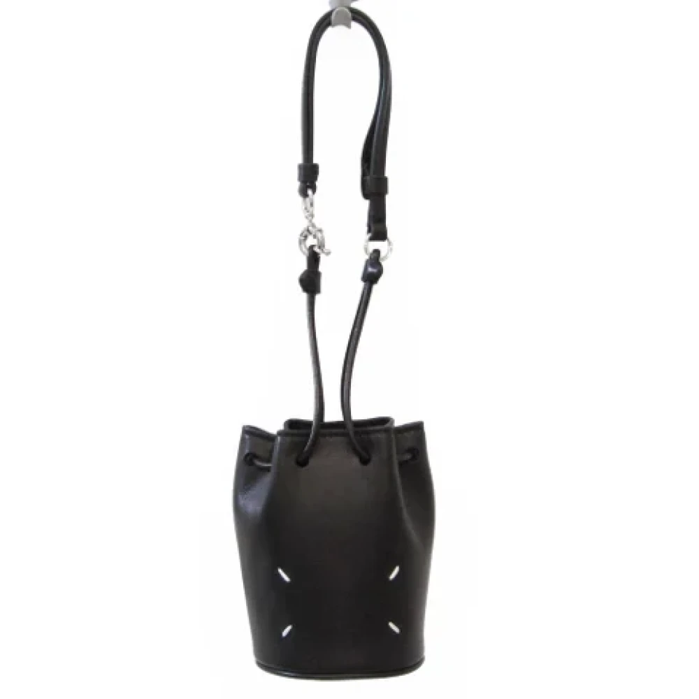 Maison Margiela Pre-owned Leather shoulder-bags Black Dames