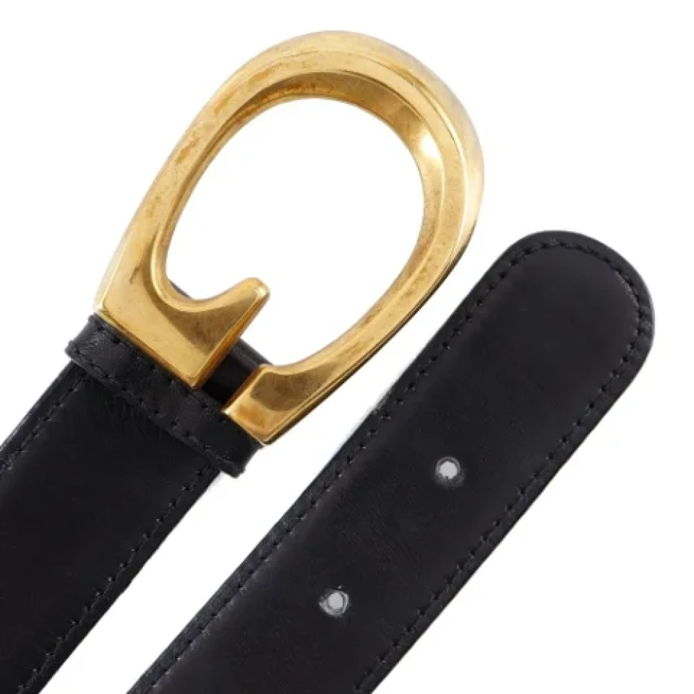 Gucci Vintage Pre-owned Leather belts Black Dames
