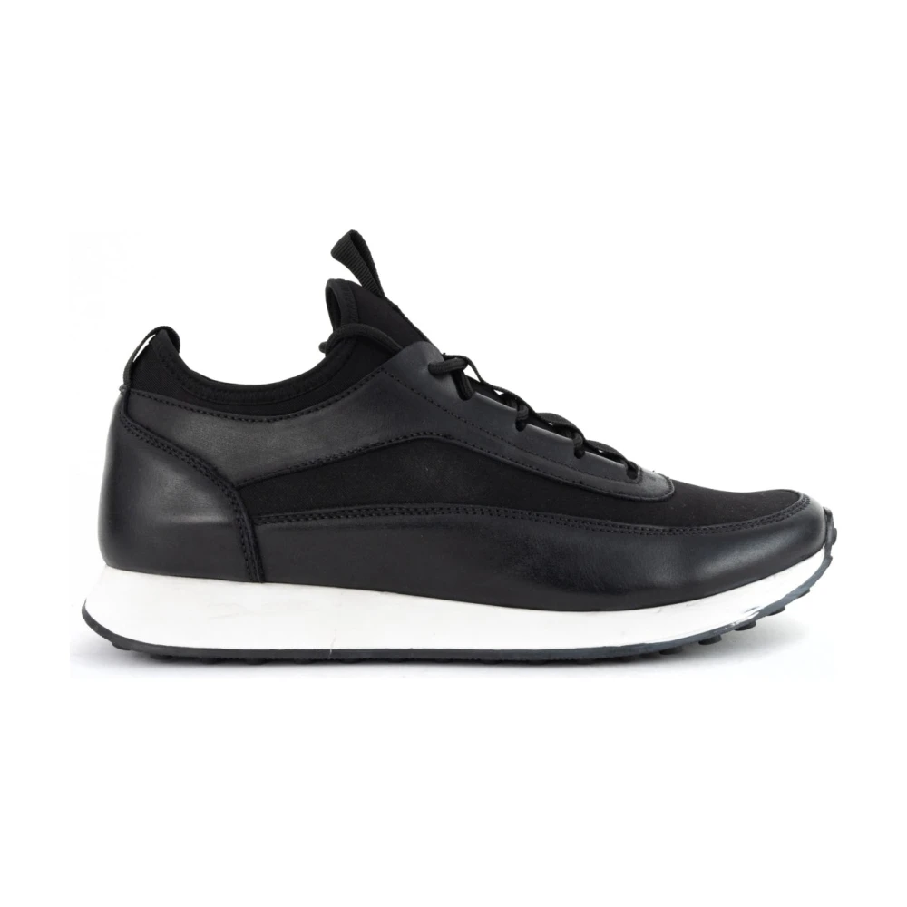 Fregatta Stockholm Zwarte Casual Sneakers voor Mannen Heren Schoenen