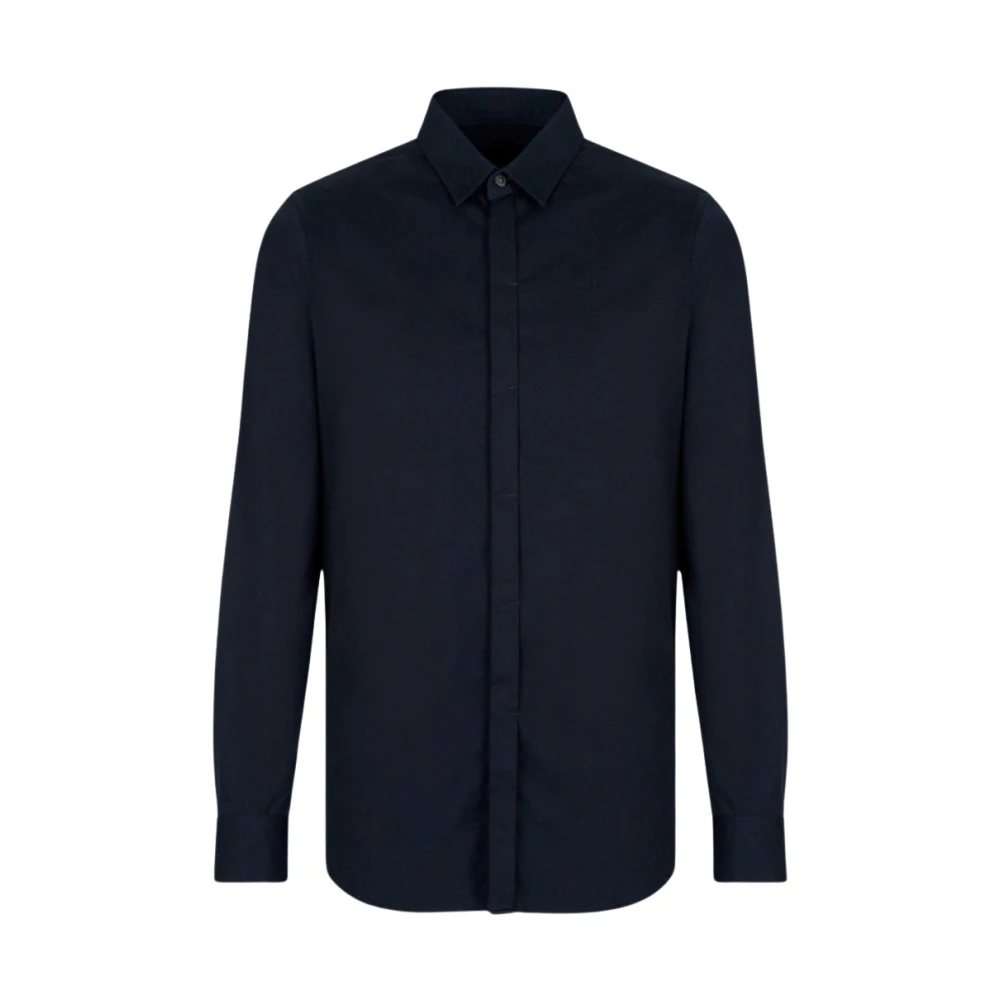 Armani Exchange Men's Smart Stretch Satin Casual Shirt (Pack of 1) - Image 4