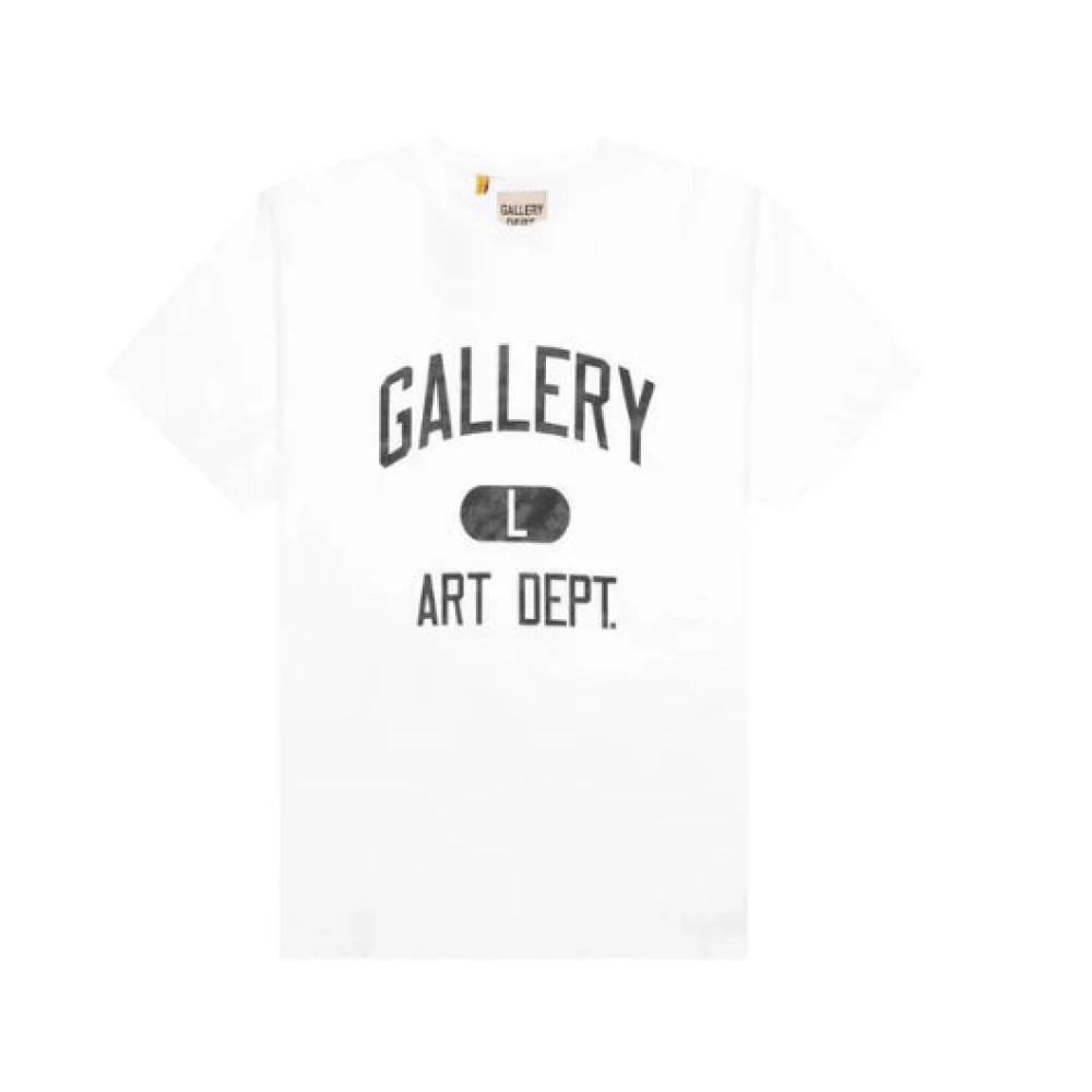 Gallery Dept. Wit Depot T-shirt met Gedurfde Grafische Print White Heren
