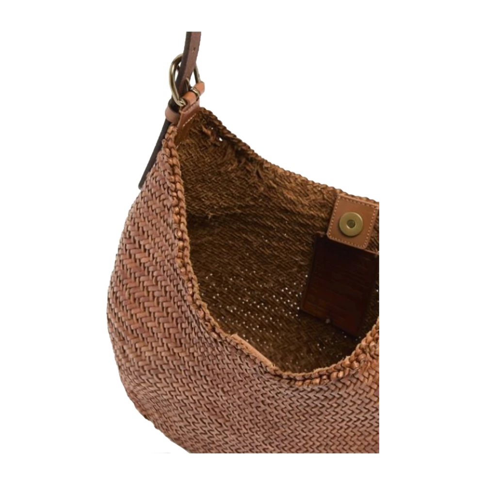 Dragon Diffusion Bruine Leren Handtas voor Vrouwen Brown Dames