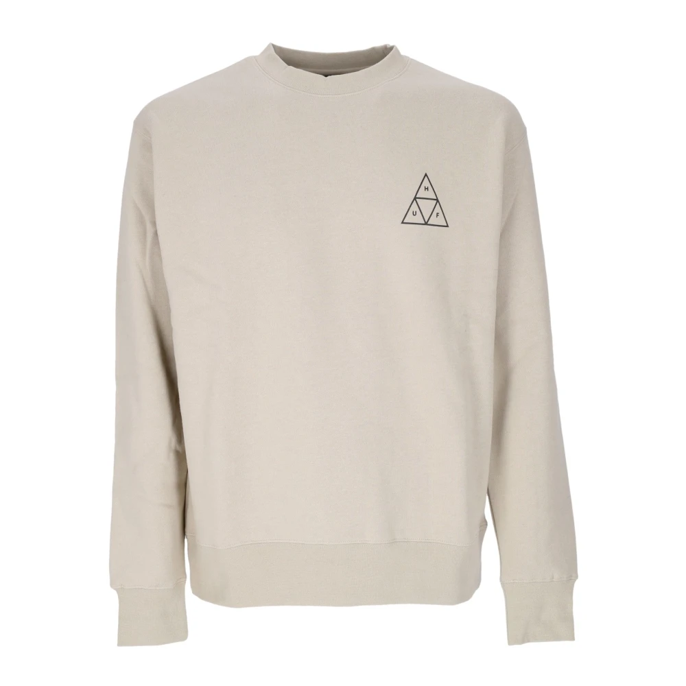 Huf Men's Beige Sand Crewneck Sweatshirt - Sweatshirts - Xl - Sweatshirts & Hoodies