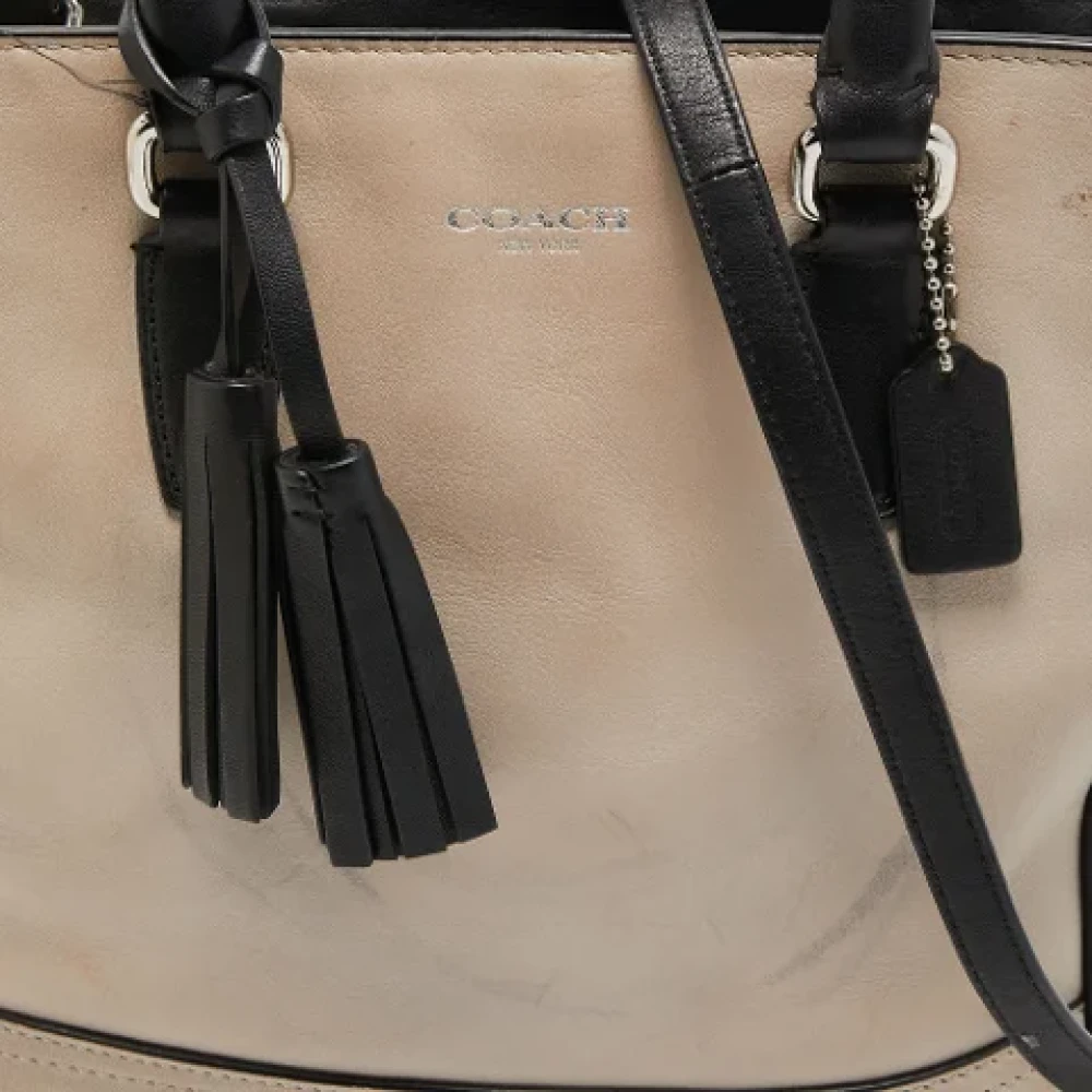 Coach Pre-owned Leather totes Black Dames