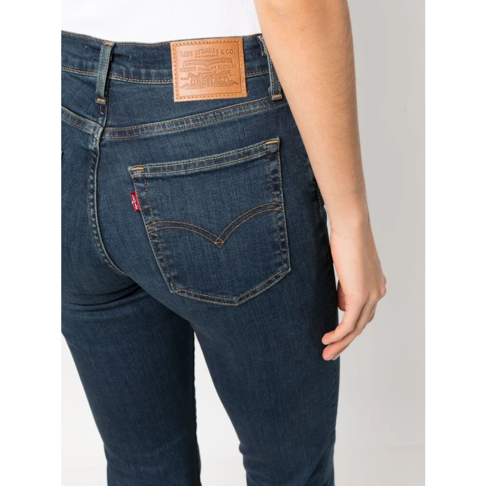 Levi's 724 High Rise Straight Blue Dames