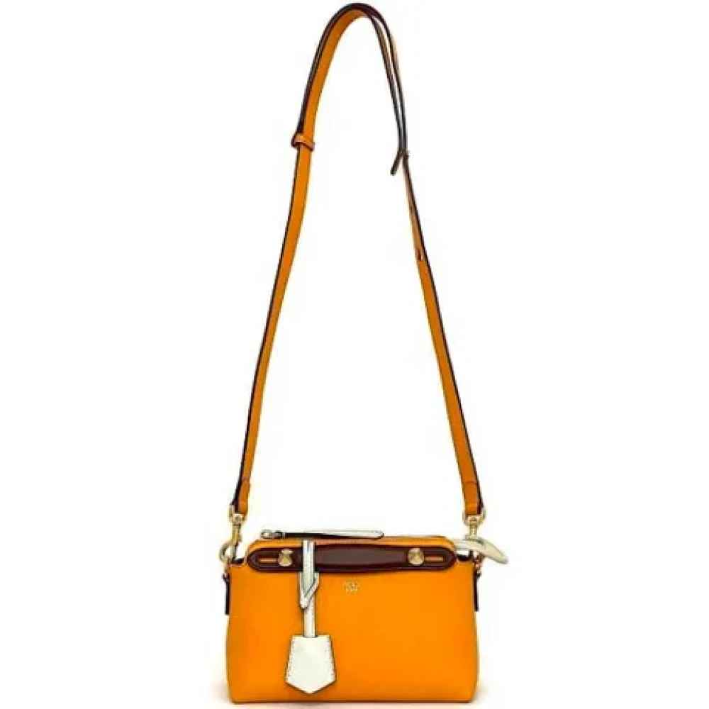 Fendi Vintage Pre-owned Leather shoulder-bags Brown Dames