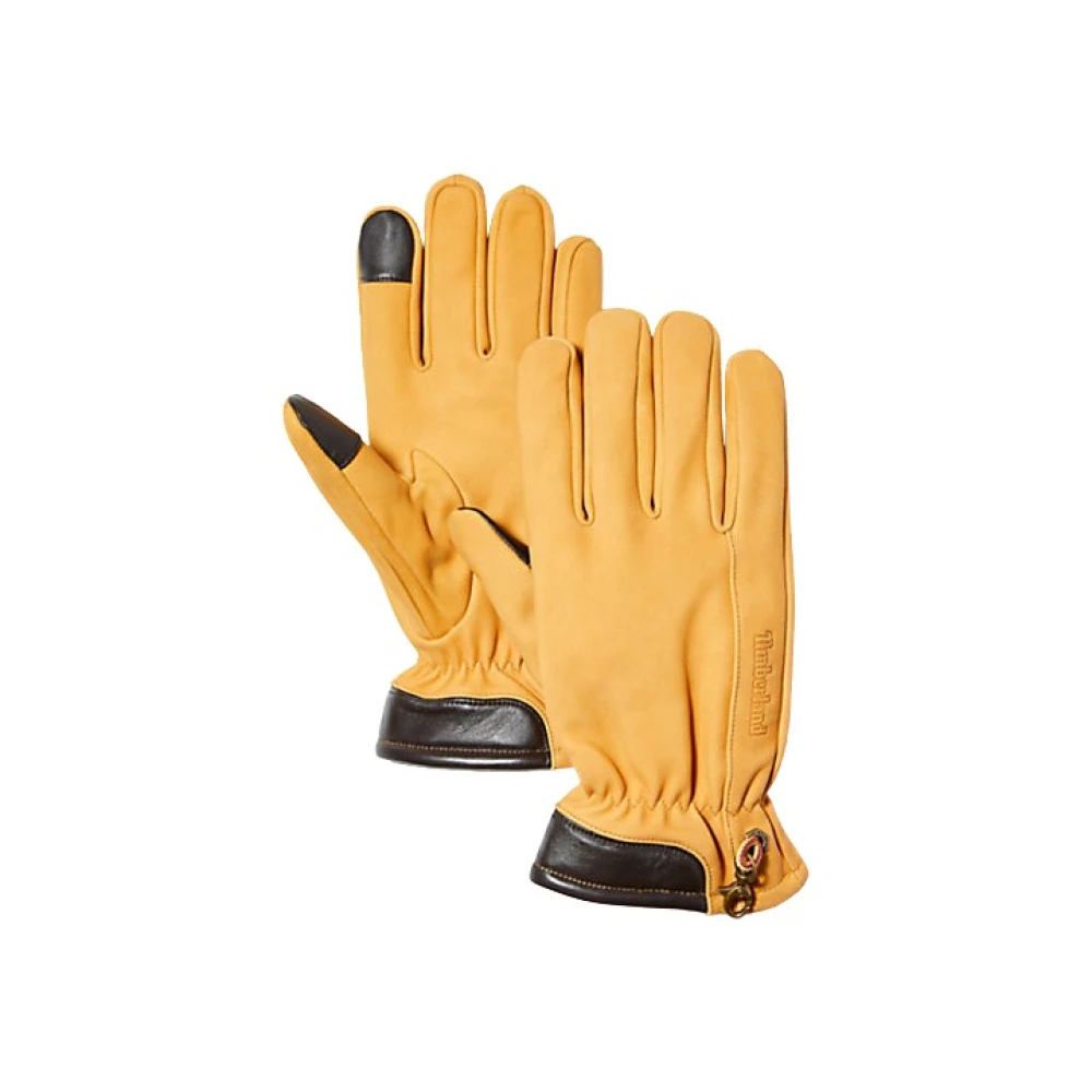 Timberland Stadsleren Handschoenen Yellow Unisex