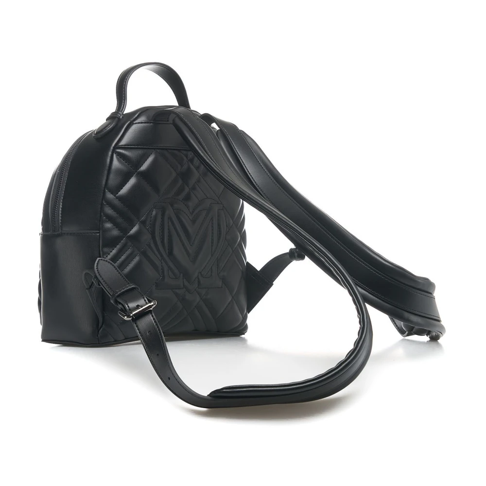 Love Moschino Chique Zwarte Bucket Bag & Rugzak Black Dames
