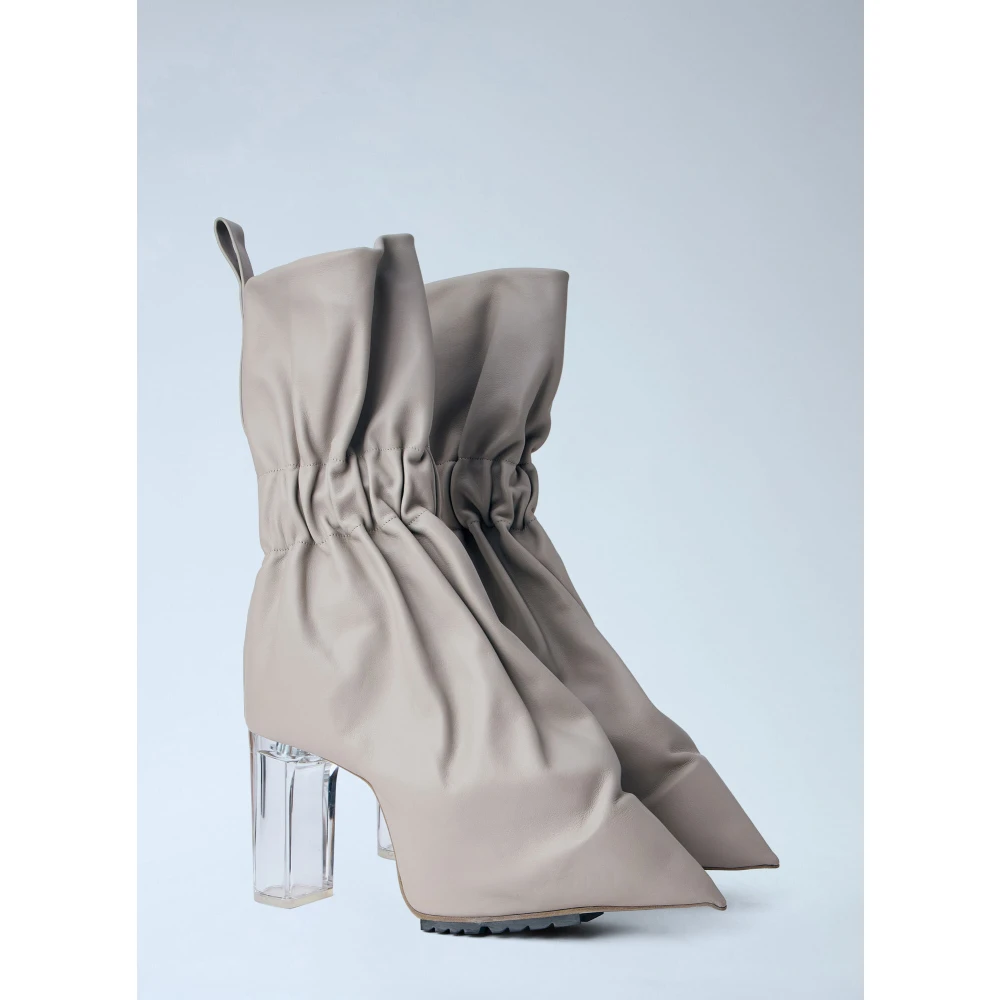 Rick Owens Taquito Leren Enkelboots