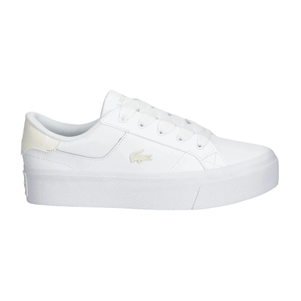 Lacoste , Damen, Schuhe, Weiß, 37 Eu