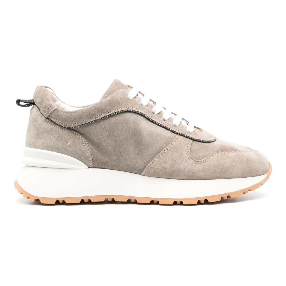 Doucal’s Bruine Casual Trainers Sneakers Dames Schoenen