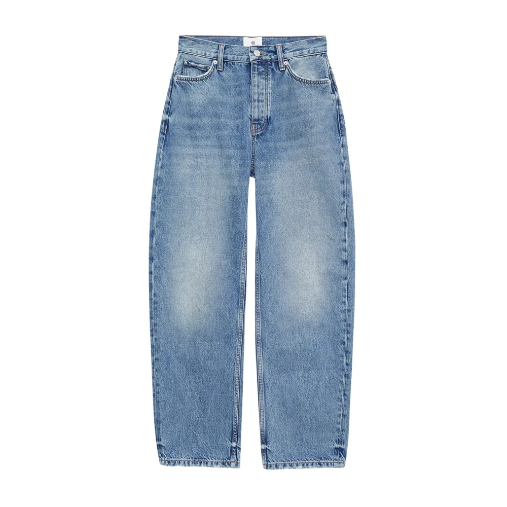 Anine Bing Women's Blue Loose Fit Jeans, W28, Fritz Jeans
