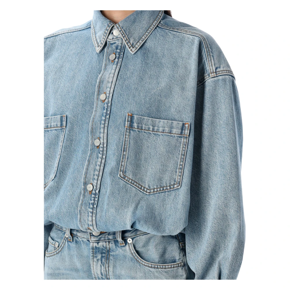 Haikure Tilda Denim Jumpsuit Blue Dames