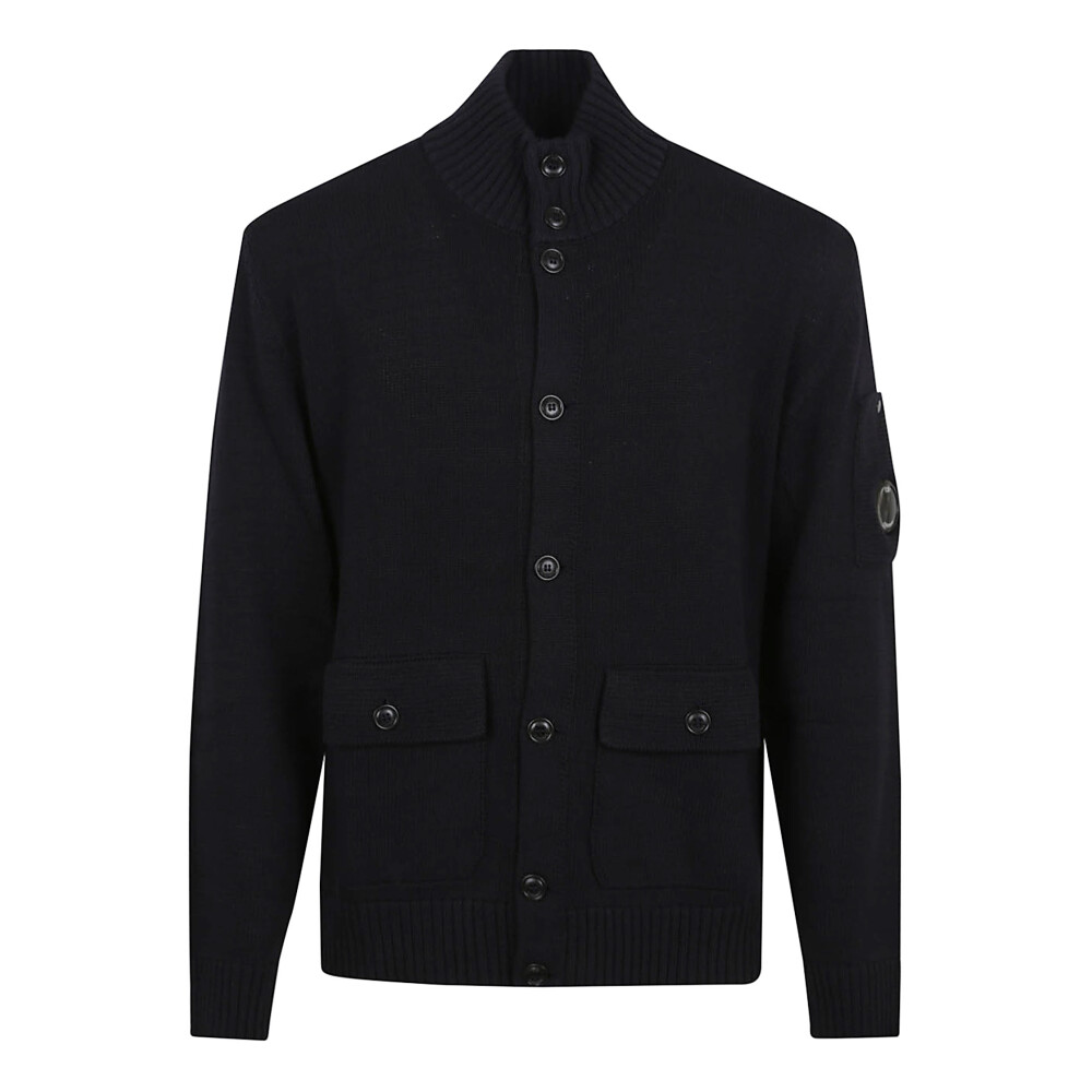 【送料&関税込】C.P. Company Black Cotton Cardigan C.P. Company Cardigans for Men - FARFETCH