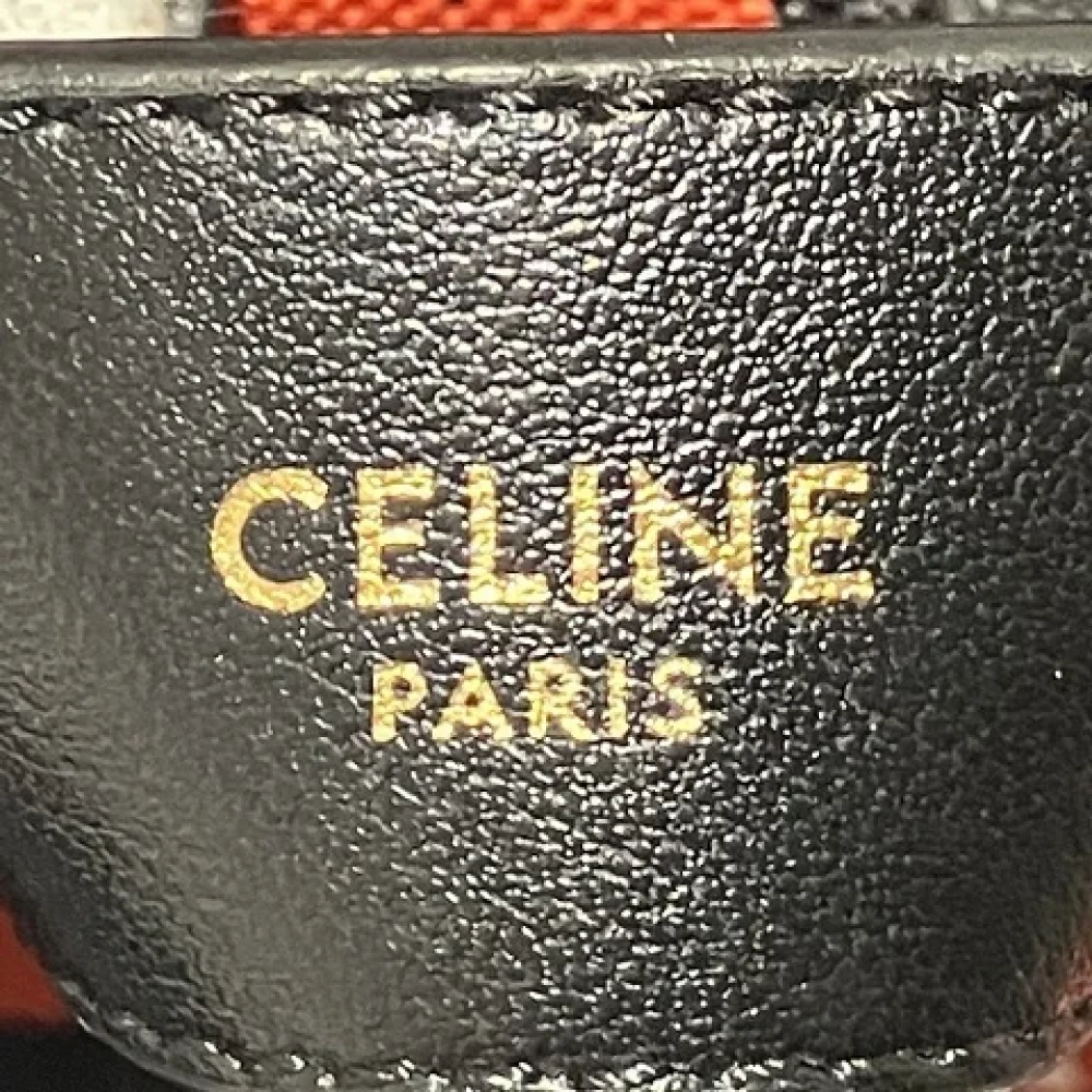 Celine Vintage Pre-owned Fabric handbags Black Dames