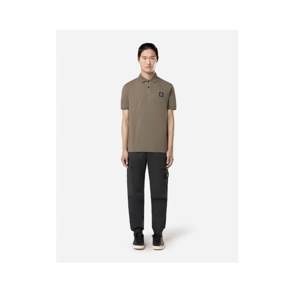 Stone Island Grijze Cargo Jogger Broek Gray Heren