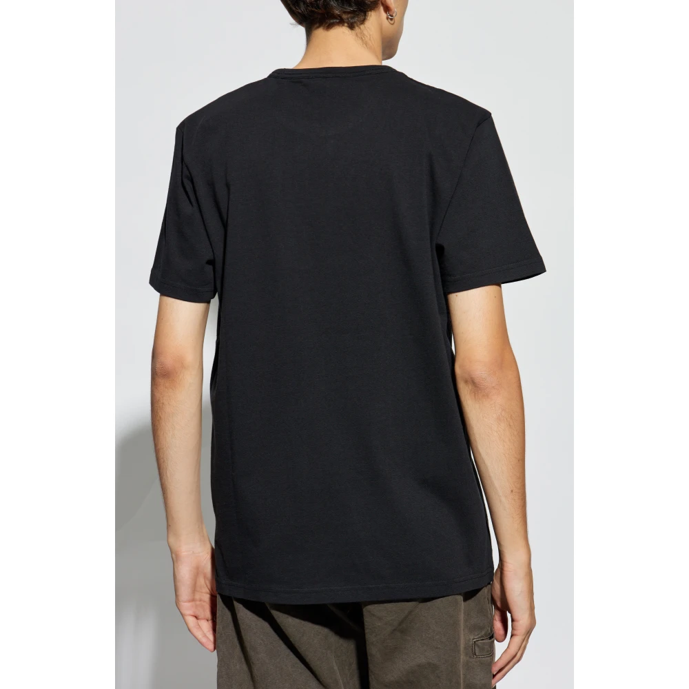 Woolrich Bedrukt T-shirt Black Heren