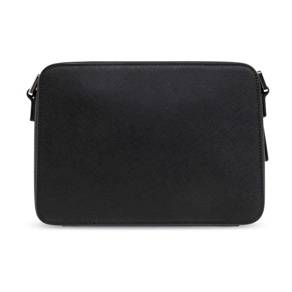 Emporio Armani Schoudertas met logo Black Heren